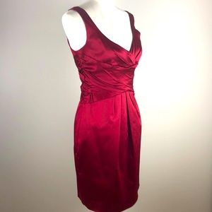 Jones New York Red Party evening Dress, Size 8